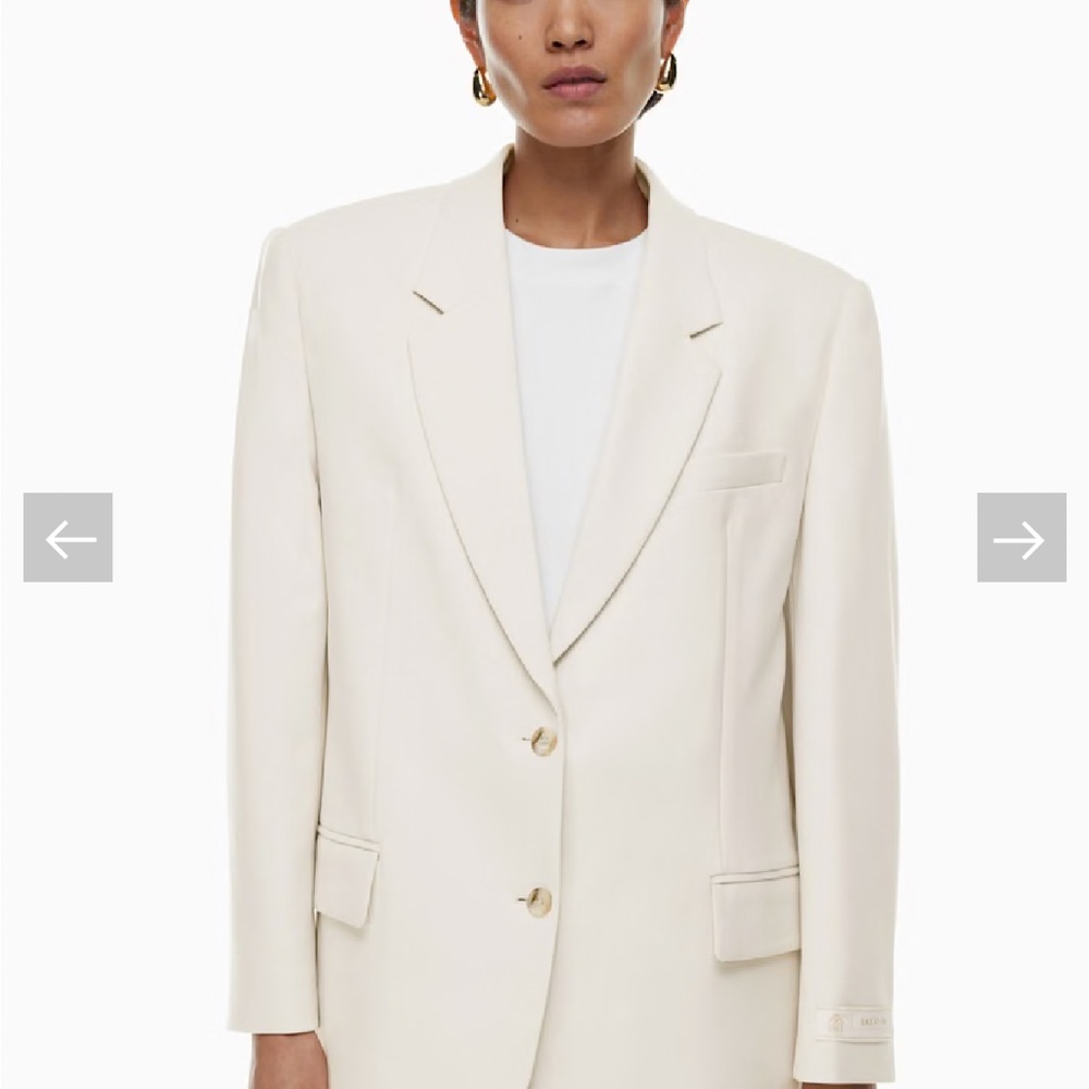 Women's Aritzia Strategy Cream Blazer